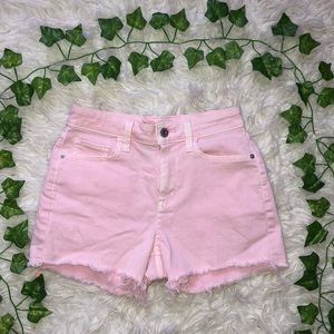 Arizona Jean co size one pink jean shorts!